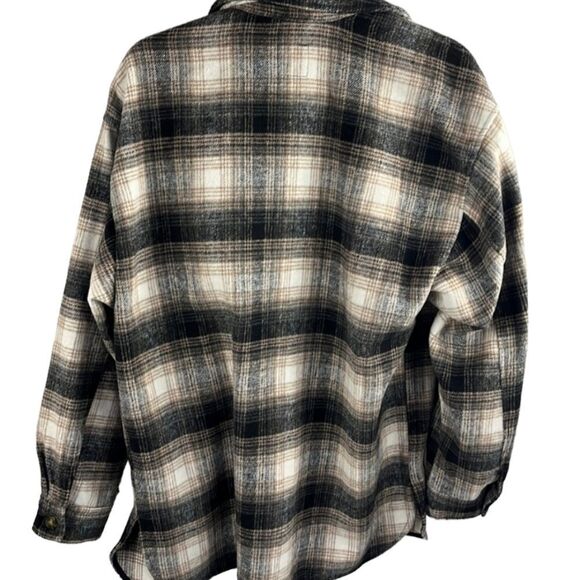 Wild Fable Plaid Shirt Jacket Shacket Oversized Size Small - Picture 6 of 6